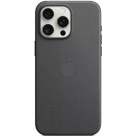 Чехол Apple iPhone 15 Pro FineWoven Case with MagSafe, черный